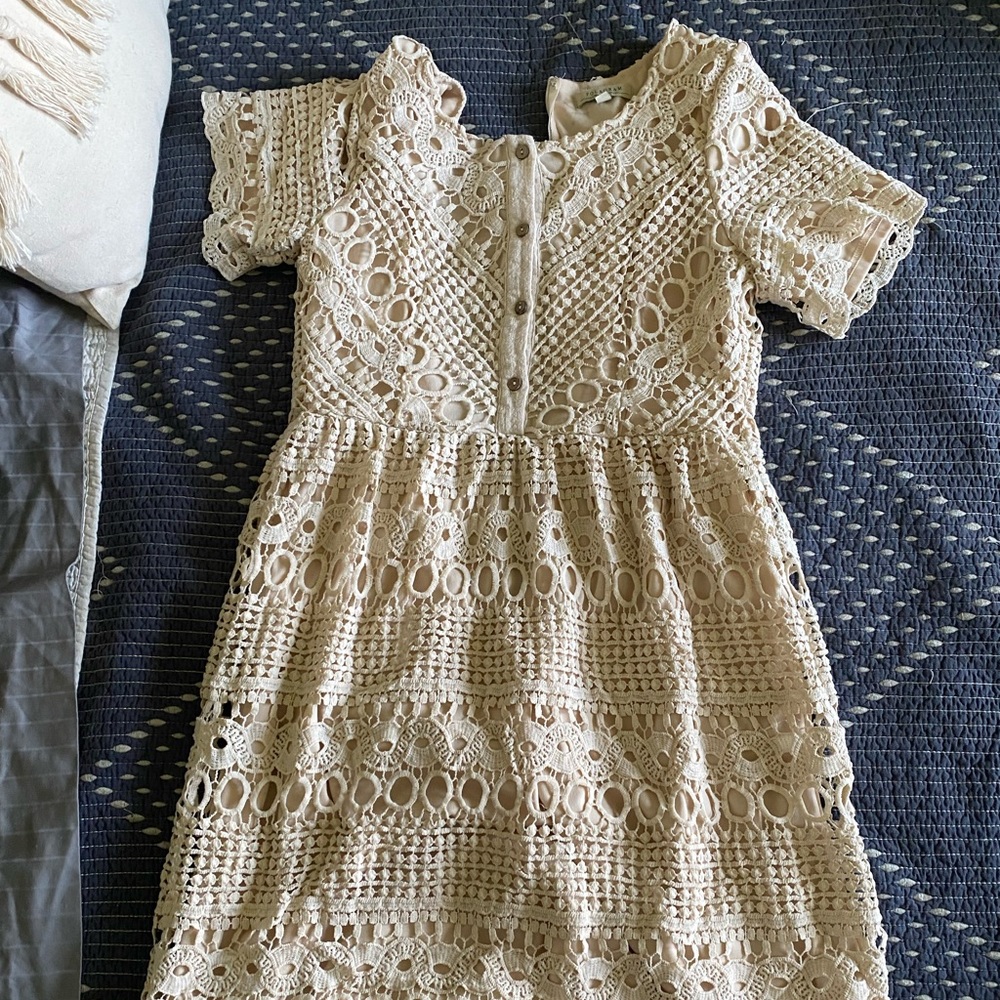 Boutique crocheted dress